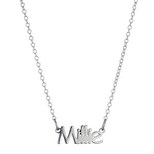 Childrens Sterling Silver Millie Name