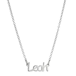 Little Princess Childrens Sterling Silver Leah Name