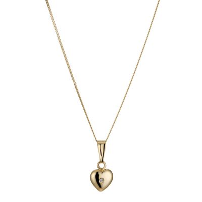 Unbranded 9ct Yellow Gold Heart Pendant
