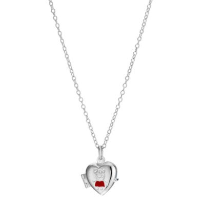 Childrens Sterling Silver Peppa Pig Locket