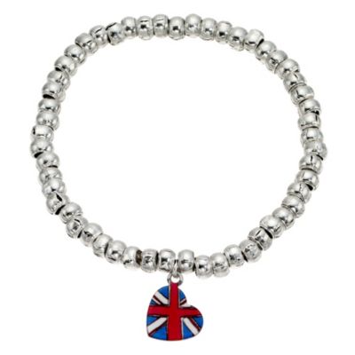 Children's Sterling Silver Stretch Pendant Bracelet - Product number 8929238