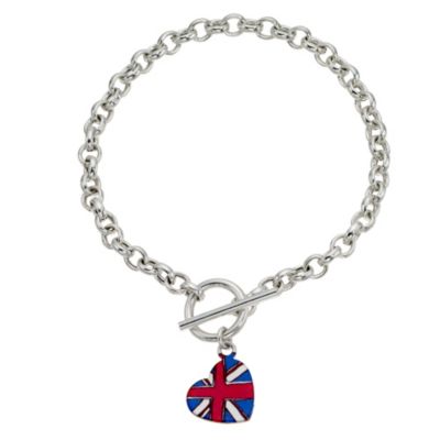 Lovingly made in Britain Childrens Sterling Silver T Bar Bracelet
