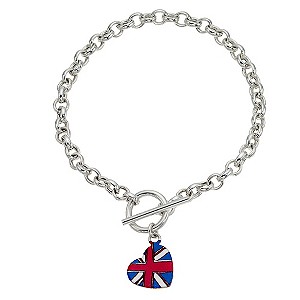 Lovingly made in Britain Childrens Sterling Silver T Bar Bracelet