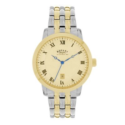 Men's Rotary Titanium and Gold Watch - Product number 8931763