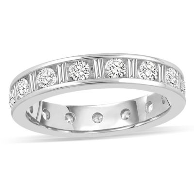 18ct white gold 1 1/2 carat diamond eternity ring - Product number 8938822
