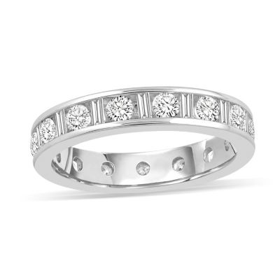 Platinum 1.50 carat diamond eternity ring - Product number 8939098