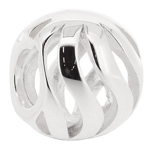 Truth Sterling Silver Open Wave Bead