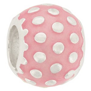 Truth Sterling Silver Pink Spots Bead