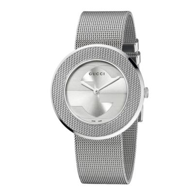 Gucci U-Play medium mesh interchangeable strap ladies