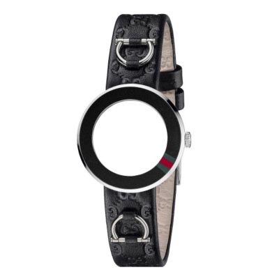 Gucci U-Play small ladies' interchangeable bezel and black strap - Product number 8940355