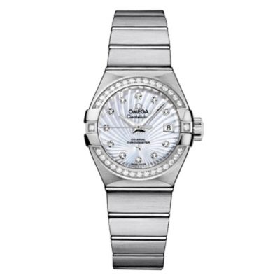 Omega Constellation ladies' stainless steel bracelet watch - Product number 8947562