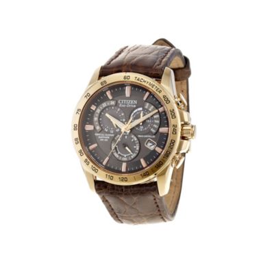 Citizen Eco-Drive limited edition brown strap watch - Product number 8948461