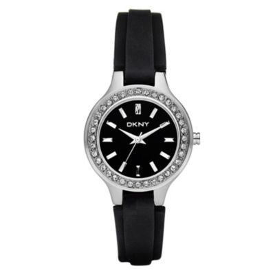 DKNY ladies' black strap watch - Product number 8949093