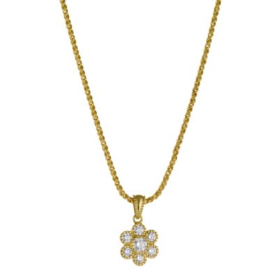 Sattva 22ct Yellow Gold 1/2 Carat Pendant Necklace