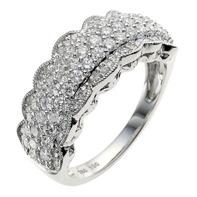 Sattva 18ct White Gold 1Carat Diamond Ring