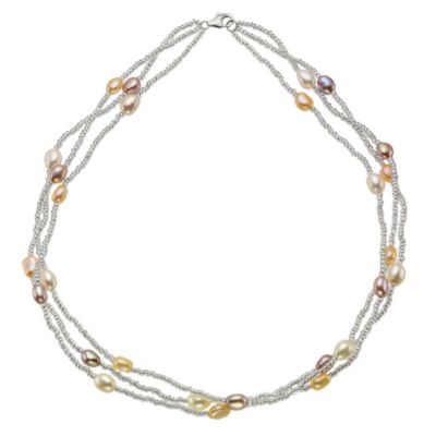 Silver 3 Colour Pearl 