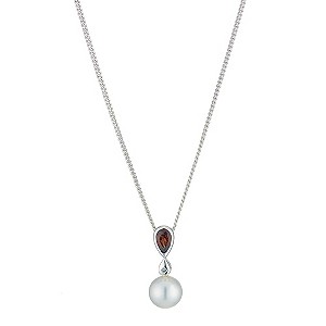 H Samuel Sterling Silver Cultured Freshwater Pearl and