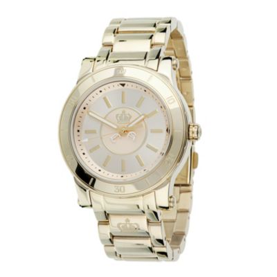 Juicy Couture ladies' gold plated bracelet watch - Product number 8954569