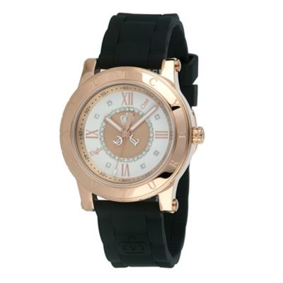 Juicy Couture ladies'  black rubber strap watch - Product number 8954623