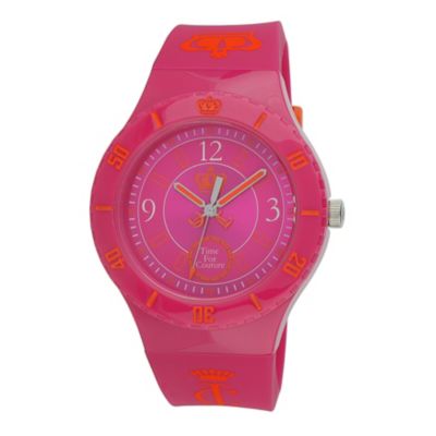 Juicy Couture ladies' pink & orange strap watch - Product number 8954658