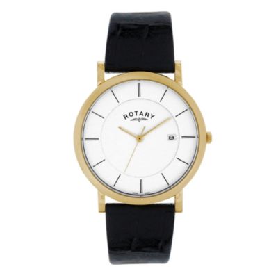Rotary men's black strap watch - Product number 8955492
