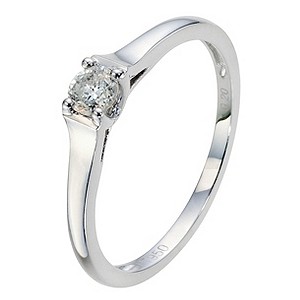 Platinum Diamond Solitaire Ring