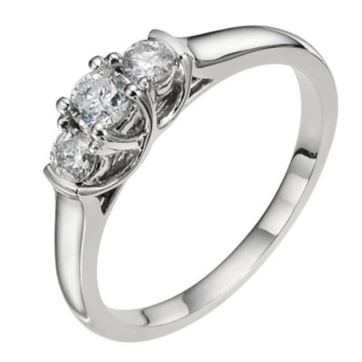 18ct White Gold 0.40 Carat Diamond Ring