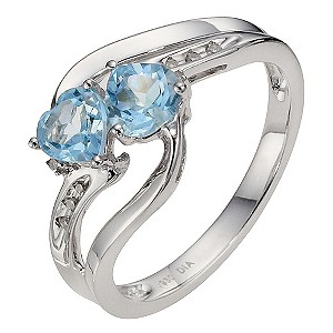 Silver & Blue Topaz RingSilver & Blue Topaz Ring