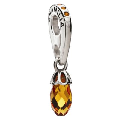 Chamilia Siena Briolette Amber Swarovski Bead - Product number 8972818