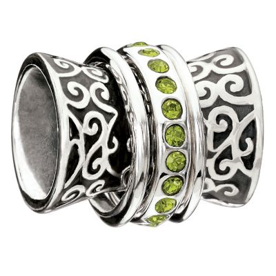 Chamilia sterling silver Palazzo Verde Swarovski  bead - Product number 8973016