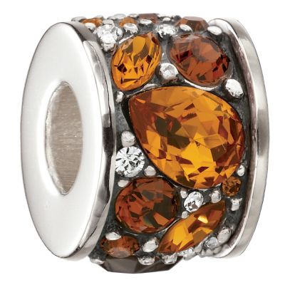 Chamilia sterling silver Mosaic Umber Swarovski bead - Product number 8973067