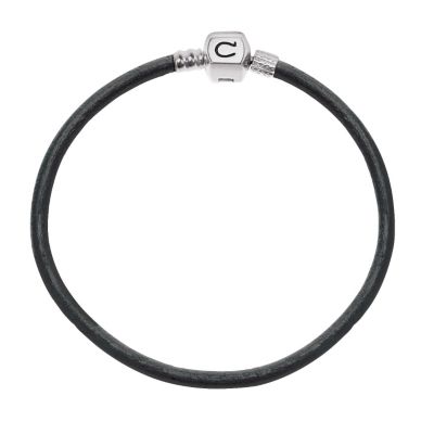 Chamilia graphite leather 18cm bracelet - Product number 8978476