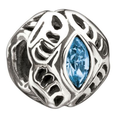 Chamilia - sterling silver March Swarovski birthstone bead - Product number 8978638