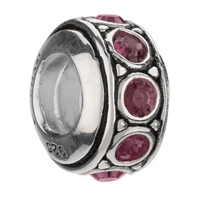 Chamilia sterling silver February birthstone wheel bead - Product number 8978743