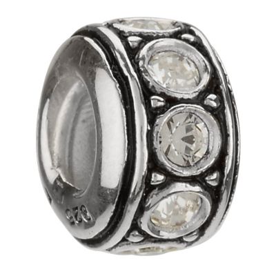 Chamilia sterling silver April birthstone wheel bead - Product number 8978778