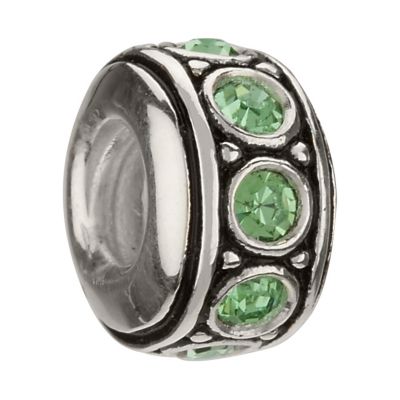 Chamilia sterling silver August birthstone wheel bead - Product number 8978816