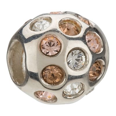 Chamilia silver brown crystal disco ball bead - Product number 8978891