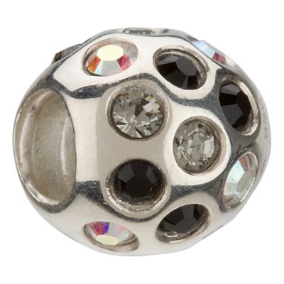 Chamilia silver black crystal disco ball bead - Product number 8978905