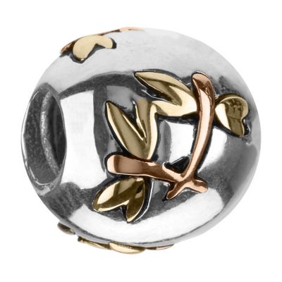 Chamilia - silver & 14ct yellow gold Dragonfly Pairs bead - Product number 8980527