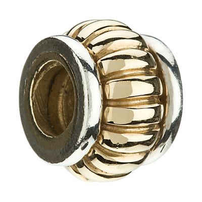 Chamilia - silver & 14ct yellow gold Silver Edge bead - Product number 8980608