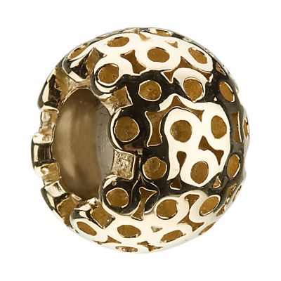 Chamilia - 14ct yellow gold Circle & Dots bead - Product number 8980888