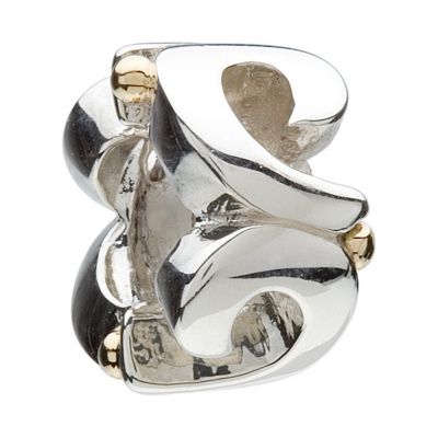 Chamilia - silver & 14ct yellow gold Swirls bead - Product number 8982082