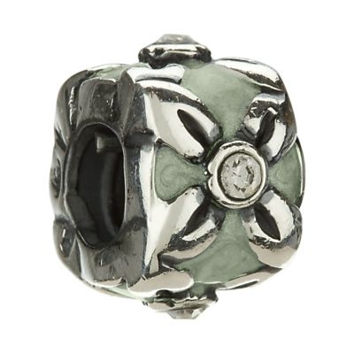 Chamilia - sterling silver enamel Spring Bouquet bead - Product number 8982813