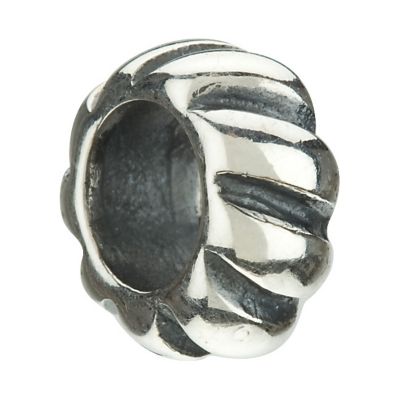 Chamilia - sterling silver Diagonal Lined Spacer bead - Product number 8982821