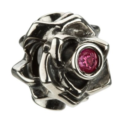 Chamilia sterling silver pink cubic zirconia flower bead - Product number 8982929