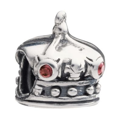 Chamilia sterling silver crown bead with glass - Product number 8982937