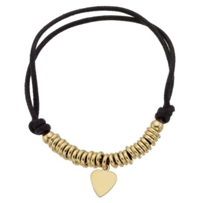 9ct yellow candy heart cotton adjustable bracelet - Product number 8987882