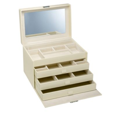 Large Cream Jewellery Box