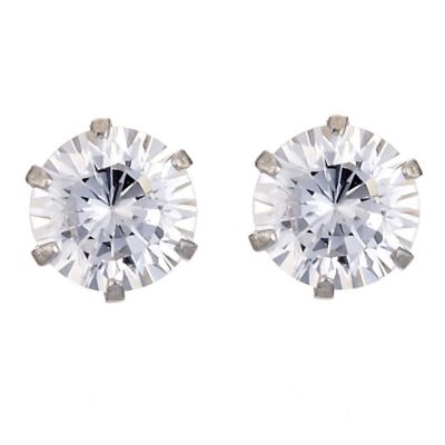 9ct White Gold & Cubic Zirconia Studs - Product number 8988471