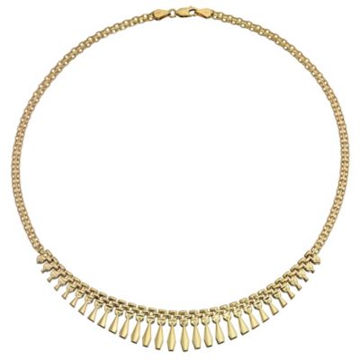 H Samuel 9ct Yellow Gold Cleo Collar Necklace